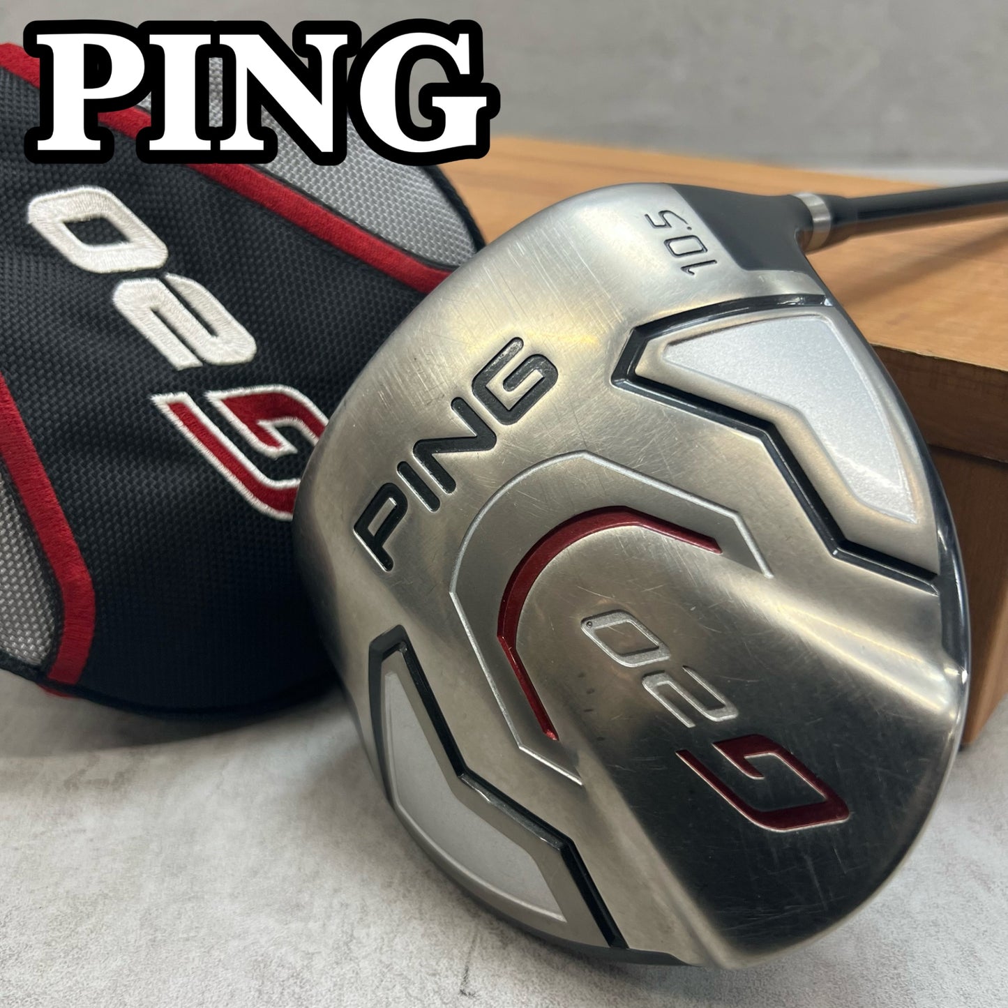 PING　G20　メンズゴルフ　ドライバー　右利き用　10.5°　S　ピン　ヘッドカバー