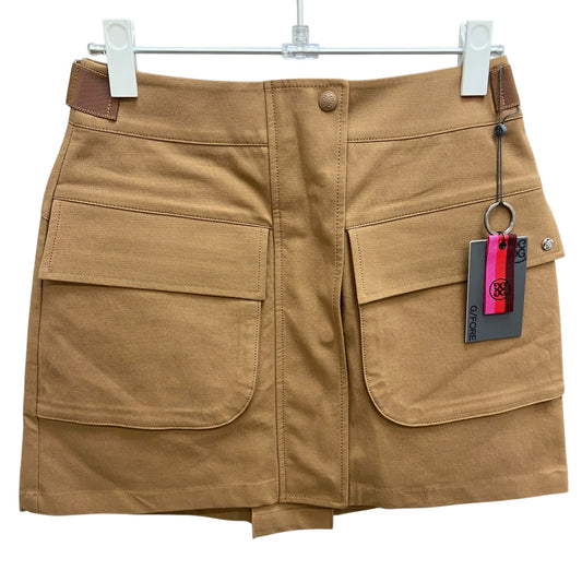 タグ付き　ジーフォア　レディースゴルフアパレル　ショート　ミニスカート　サイズ67　ブラウン　女性用　ウェア　G/FORE
