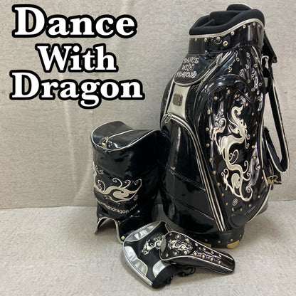 ダンスウィズドラゴン　ゴルフ用　キャディバッグ　カート式　DANCE WITH DRAGON　バック　アイテム