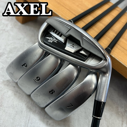 ツルヤ アクセル ZR メンズゴルフ アイアンセット 5本 右利き用 R カーボン TSURUYA AXEL