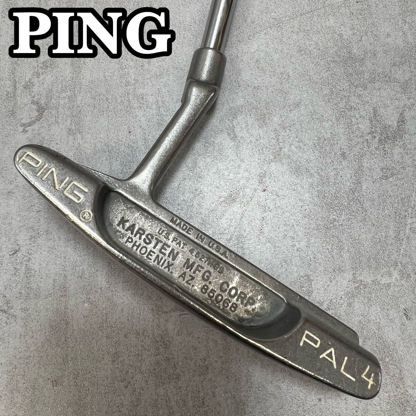 PING　PAL4 ステンレス　メンズゴルフ　パター　右利き用　33インチ　ピン　パル