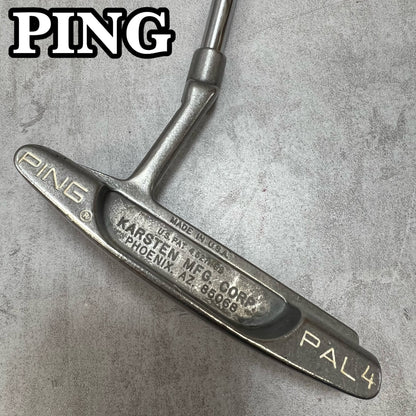 PING　PAL4 ステンレス　メンズゴルフ　パター　右利き用　33インチ　ピン　パル