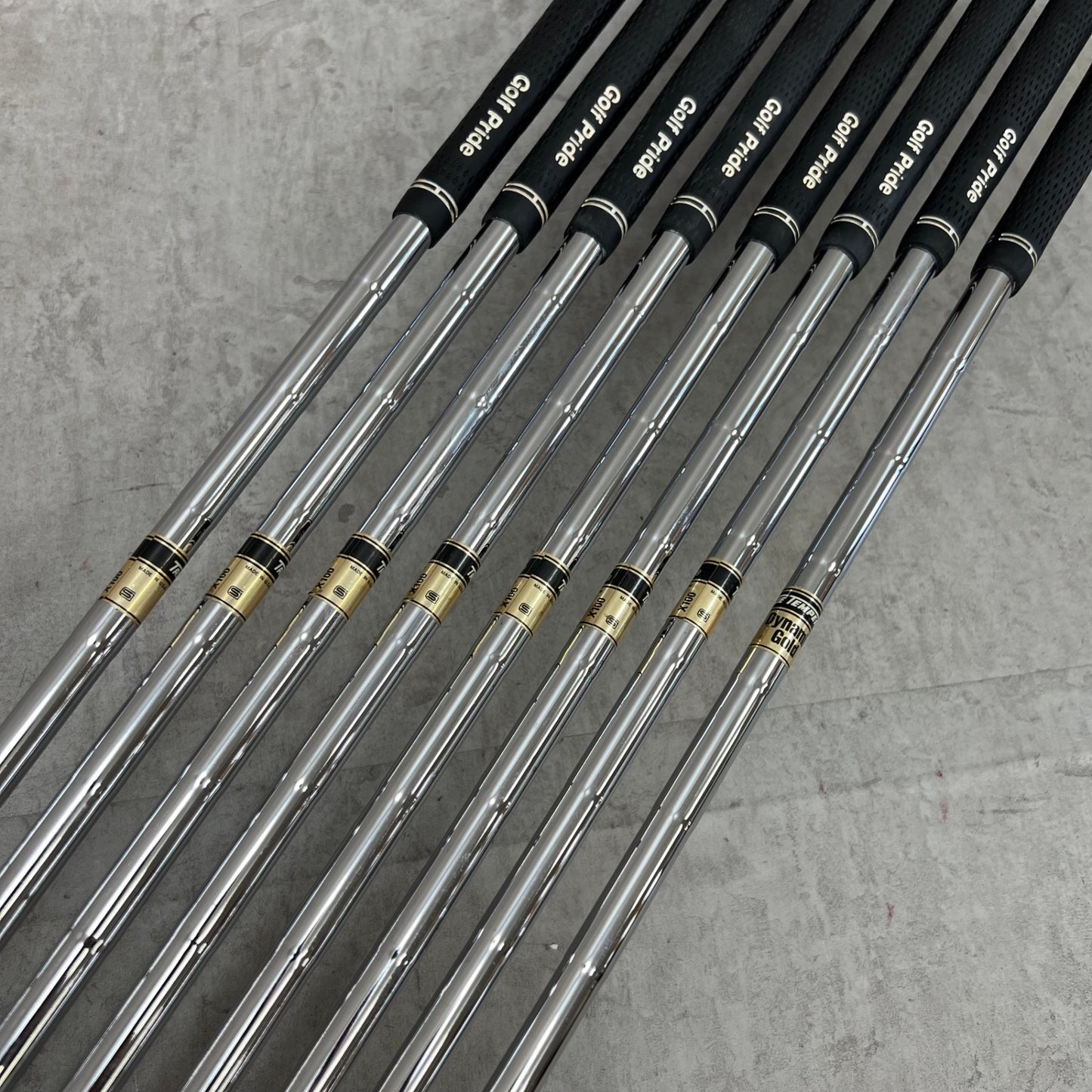 ミズノプロ　MS-201　メンズゴルフ　アイアンセット　8本　X100　右利き用　Mizuno Pro　ダイナミックゴールド