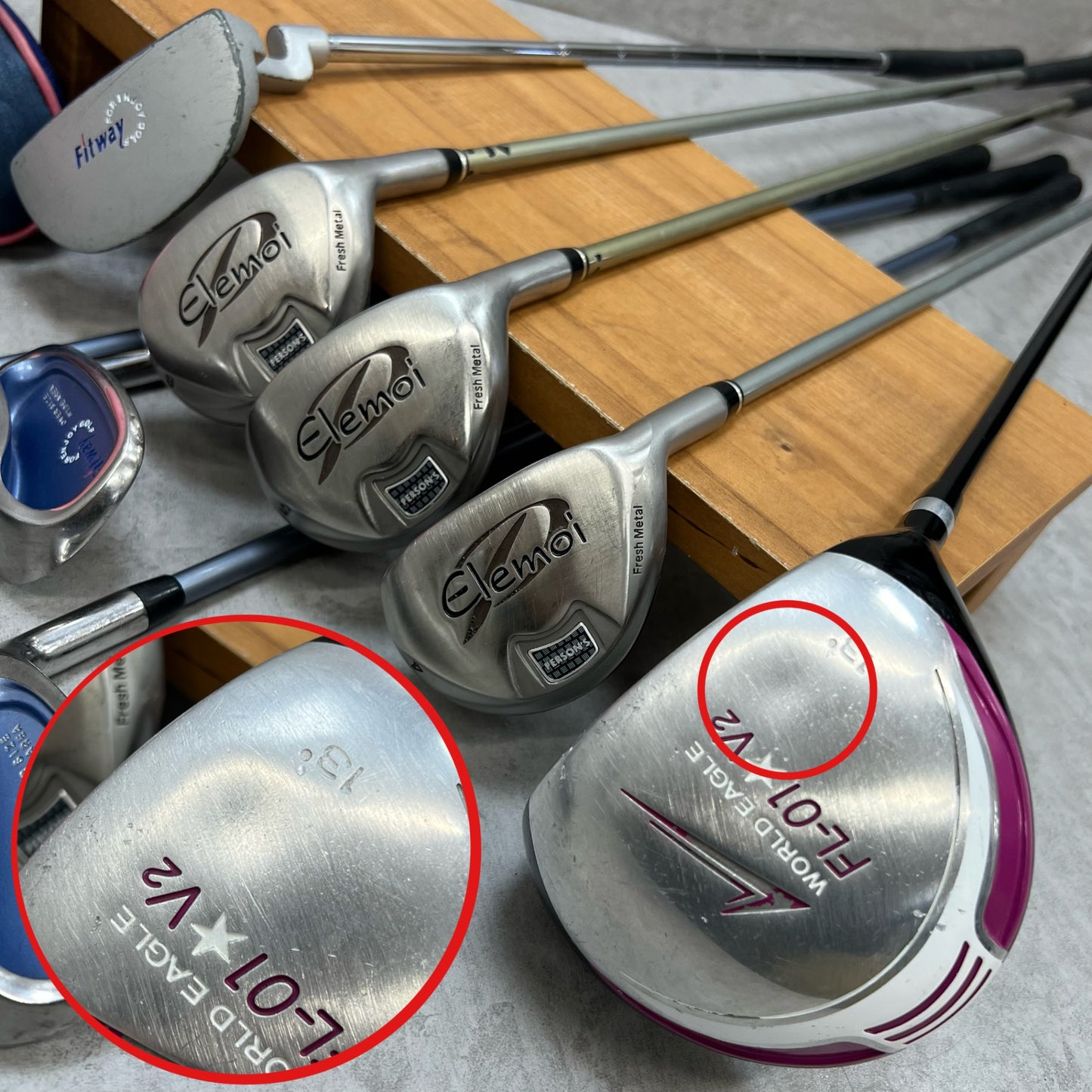 ワールドイーグル　フィットウェイ　レディースゴルフ　クラブセット　8本　L　右利き用　WORLD EAGLE　Fitway