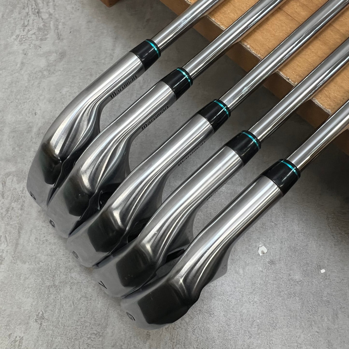 Maruman マルマン ZETA 713 メンズゴルフ アイアンセット 6-PW 5本 右利き スチール S
