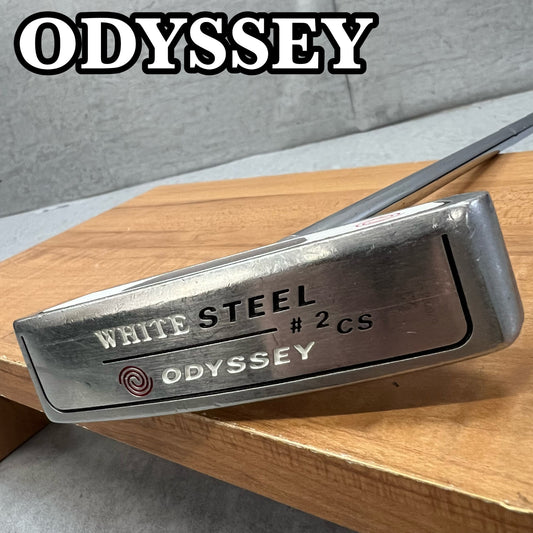 オデッセイ　ホワイトスチール　#2　CS　メンズゴルフ　パター　右利き用　34インチ　ピン型　センターネック　ODYSSEY　WHITE STEEL