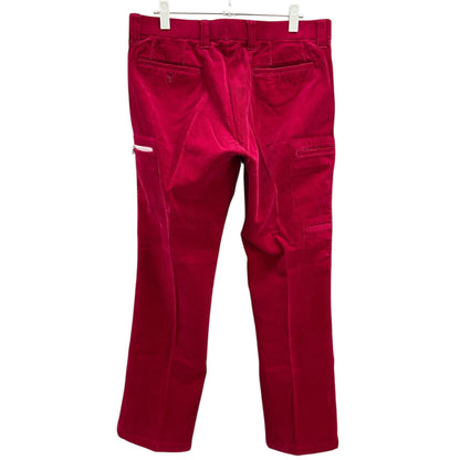 BLOOD SHIFT　メンズ　ボトムス　コーデュロイ　ワンポイントロゴ　パンツ　ズボン　スラックス　男性用　ゴルフアパレル　ブラッドシフト