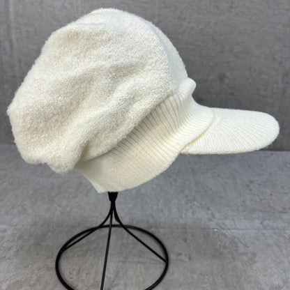 マンシングウェア　レディースゴルフアパレル　ニットキャップ　帽子　ホワイト　白　フリーサイズ　Munsingwear