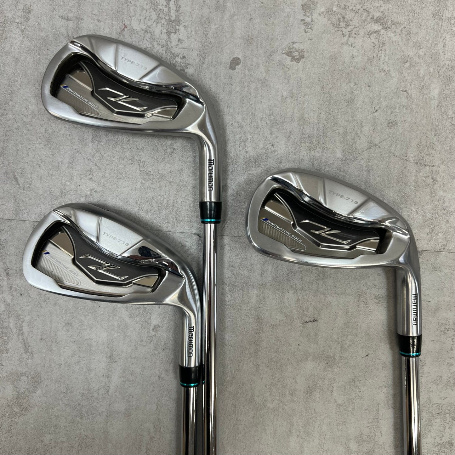 Maruman マルマン ZETA 713 メンズゴルフ アイアンセット 6-PW 5本 右利き スチール S