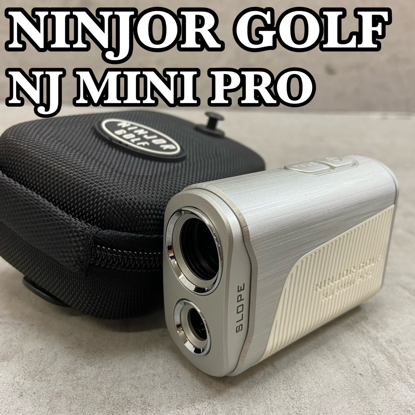 ニンジャーゴルフ NJ MINI PRO ゴルフ レーザー距離計 ホワイト 白 ラウンドアクセサリー アイテム NINJOR GOLF ミニプロ