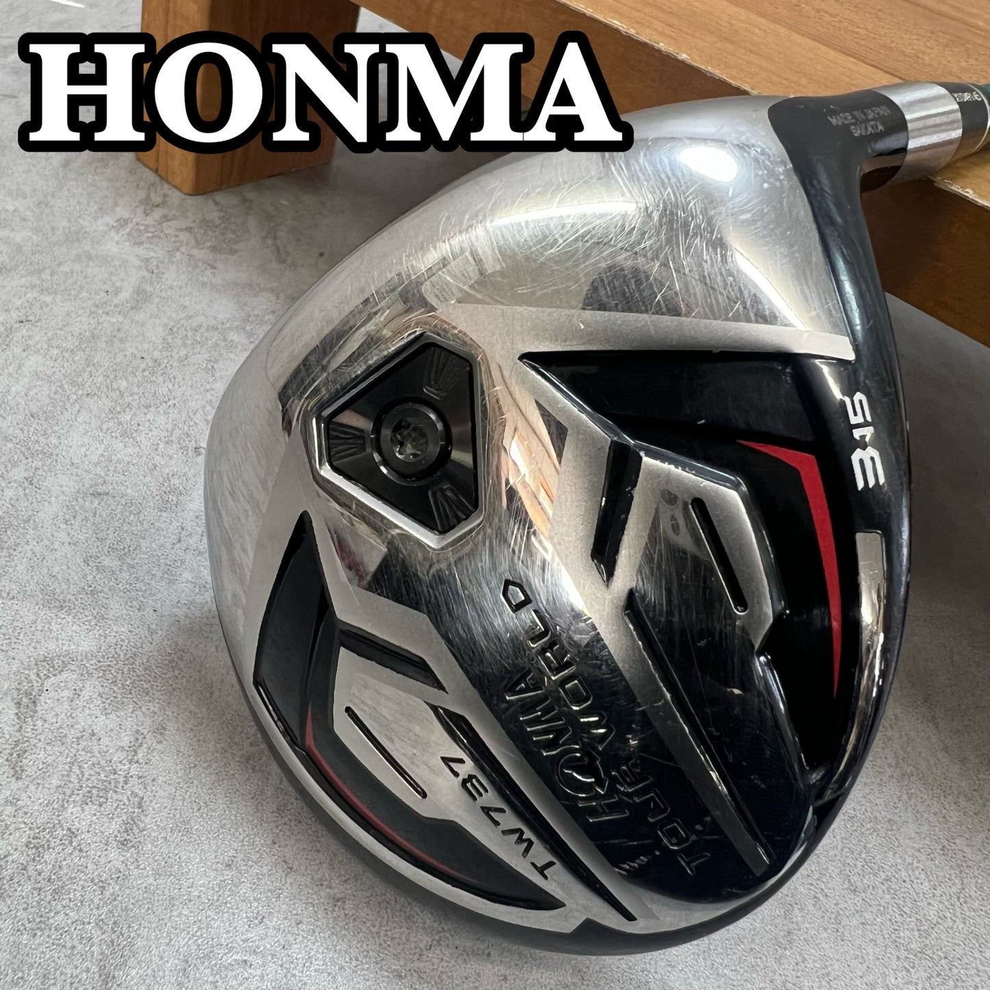 ホンマ　ツアーワールド　TW737　メンズゴルフ　3W　R　15°　右利き用　フェアウェイウッド　スプーン　HONMA　TOUR WORLD