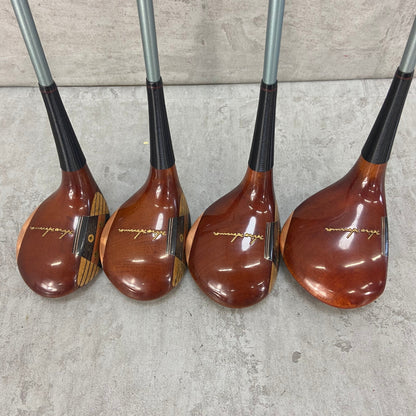 ホンマ　M-43 レディースゴルフ　パーシモンセット　4本　A 右利き用　木製　ウッド　HONMA