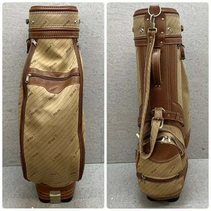 PING　ゴルフ　ビンテージ　キャディバッグ　カート式　約8.5型　ヘッドカバー　ピン