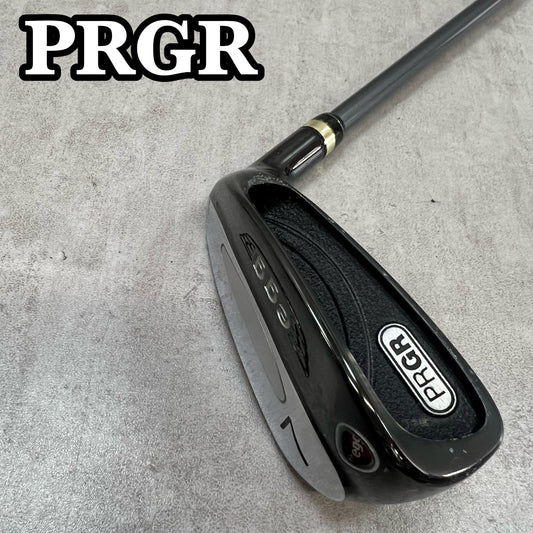 PRGR プロギア egg エッグ 赤 メンズゴルフ 7番アイアン 右利き用 カーボン M40 SR相当