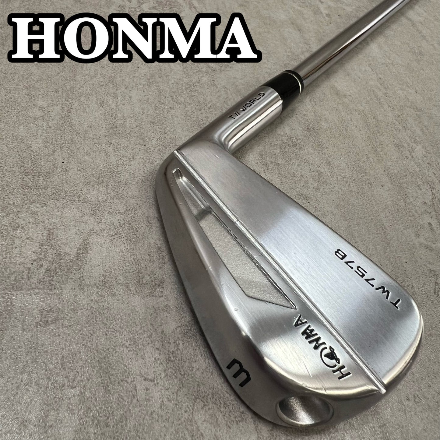 HONMA GOLF ホンマゴルフ ツアーワールド TW757B メンズゴルフ 3番アイアン 右利き用  S　ロング