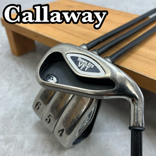 Callaway キャロウェイ HAWK EYE VFT ホークアイ VFT メンズゴルフ アイアンセット 3-6 4本 右利き カーボン R