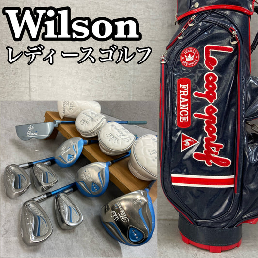 ウィルソン　ティアラ　レディースゴルフ　クラブセット　8本　L　右利き用　Wilson　Tiara
