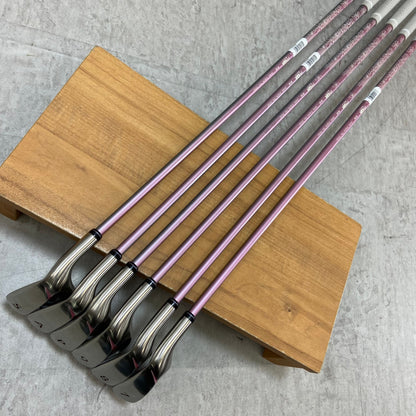 プロギア スウィープ CT-11 レディースゴルフ アイアンセット 6本 L相当 右利き用 カーボン PRGR Sweep