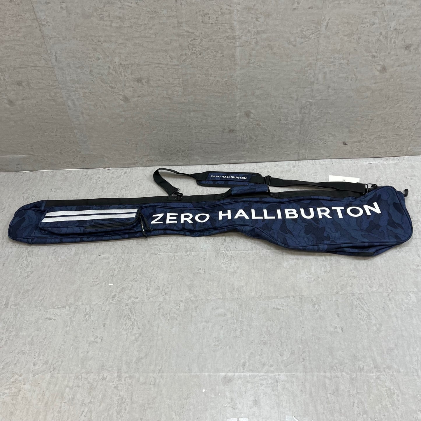 ZERO HALLIBURTON ゼロハリバートン ゴルフクラブケース ZHG-CB1 ネイビーカモフラ 46インチ対応 軽量0.8kg ショルダー付き