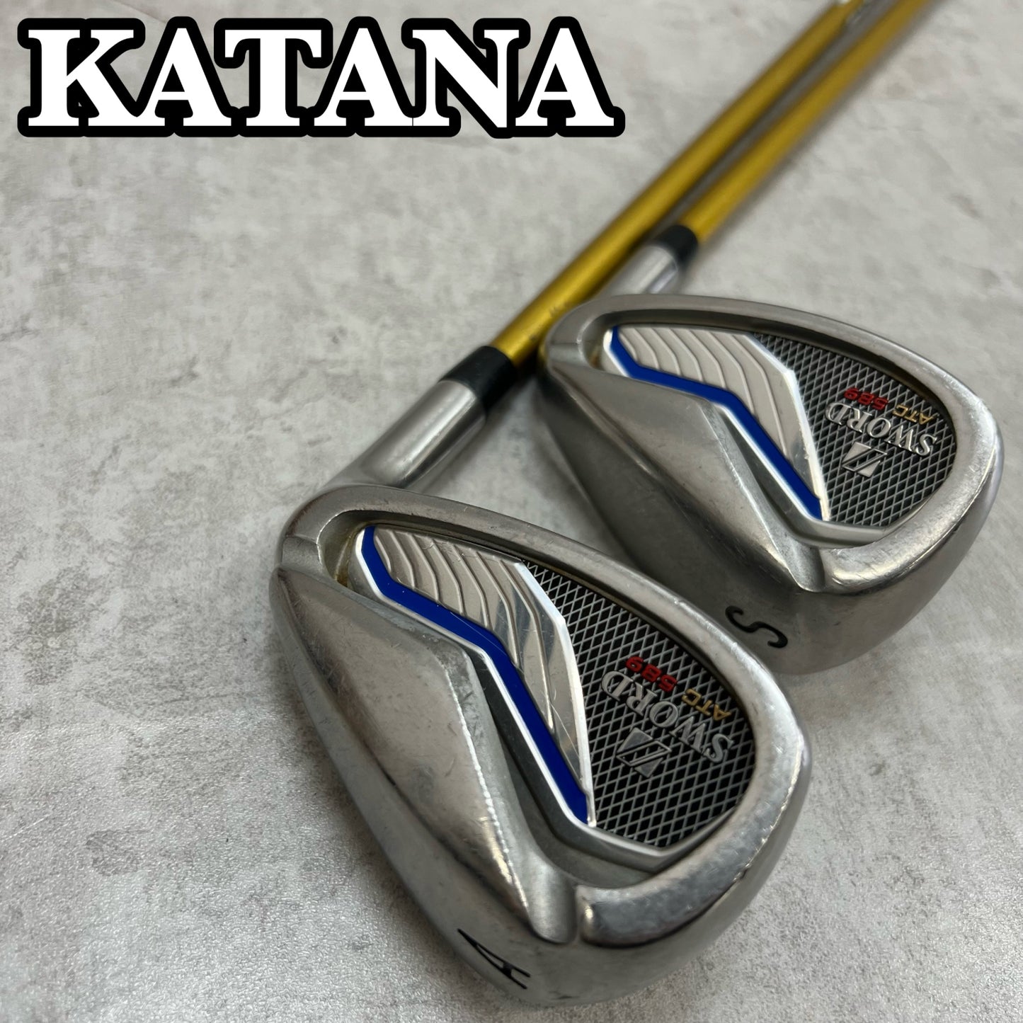 KATANA　SWORD　ATC589　メンズゴルフ　Wedge　ウェッジ　2本セット　AW　アプローチウェッジ　SW　サンドウェッジ　R　右利き用