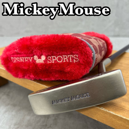 ディズニースポーツ　ミッキーマウス　レディースゴルフ　パター　右利き用　ピン型　33インチ　DISNEY SPORTS　MICKEY MOUSE