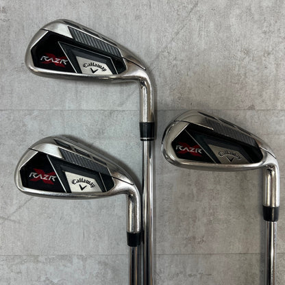 Callaway キャロウェイ  RAZR　レイザー　メンズゴルフ アイアンセット 右利き用 5番〜PW 6本 N.S.PRO スチール S