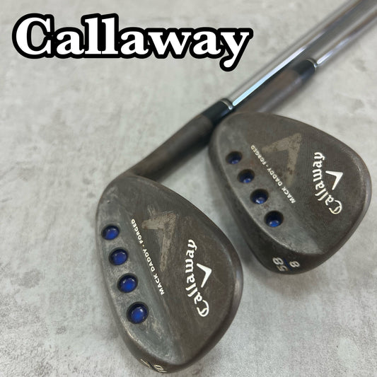 キャロウェイ　マックダディ　フォージド　ノンメッキ　メンズゴルフ　ウェッジセット　2本　S 右利き用　Callaway　MACK DADDY FORGED