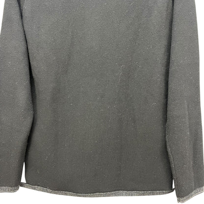 デサント　メンズゴルフウェア　フルジップセーター　M　ブラック　黒　DESCENTE　アパレル　長袖トップス