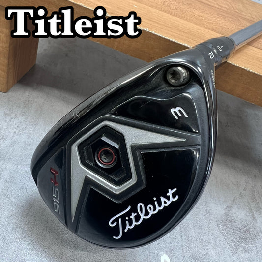 タイトリスト　915H  メンズゴルフ　3H　S　21°　右利き用　ユーティリティ　ハイブリッド　Titleist