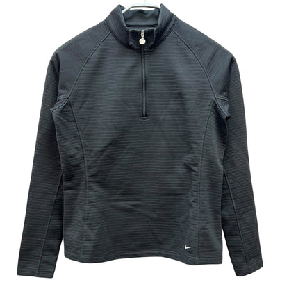 Nike　レディースゴルフウェア　長袖トップス　M　ハーフジップ　ブラック　黒　ナイキ　アパレル　トレーナー