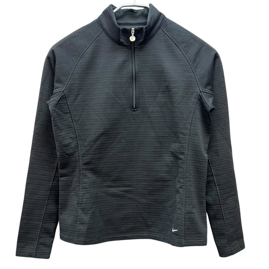 Nike　レディースゴルフウェア　長袖トップス　M　ハーフジップ　ブラック　黒　ナイキ　アパレル　トレーナー