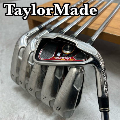 テーラーメイド　バーナープラス　メンズゴルフ　アイアンセット　6本　S　右利き用　TaylorMade　BURNER　PLUS
