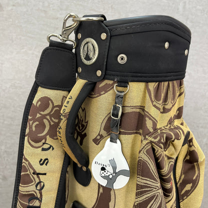 ノイジーノイジー　ゴルフ　カート式キャディバッグ　フルーツ柄　約8.5型　ポリエステル　Noisy Noisy