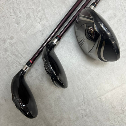 ブリヂストン　ファイズ　CL　レディースゴルフ　ウッド3本セット　L　右利き用　ドライバー　フェアウェイウッド　ユーティリティ　BRIDGESTONE PHYZ