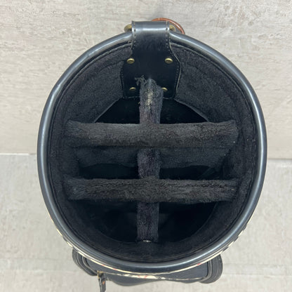 バーバリー　ゴルフ　カート式キャディバッグ　約8.5型　ブラック　黒　ノバチェック柄　BURBERRY