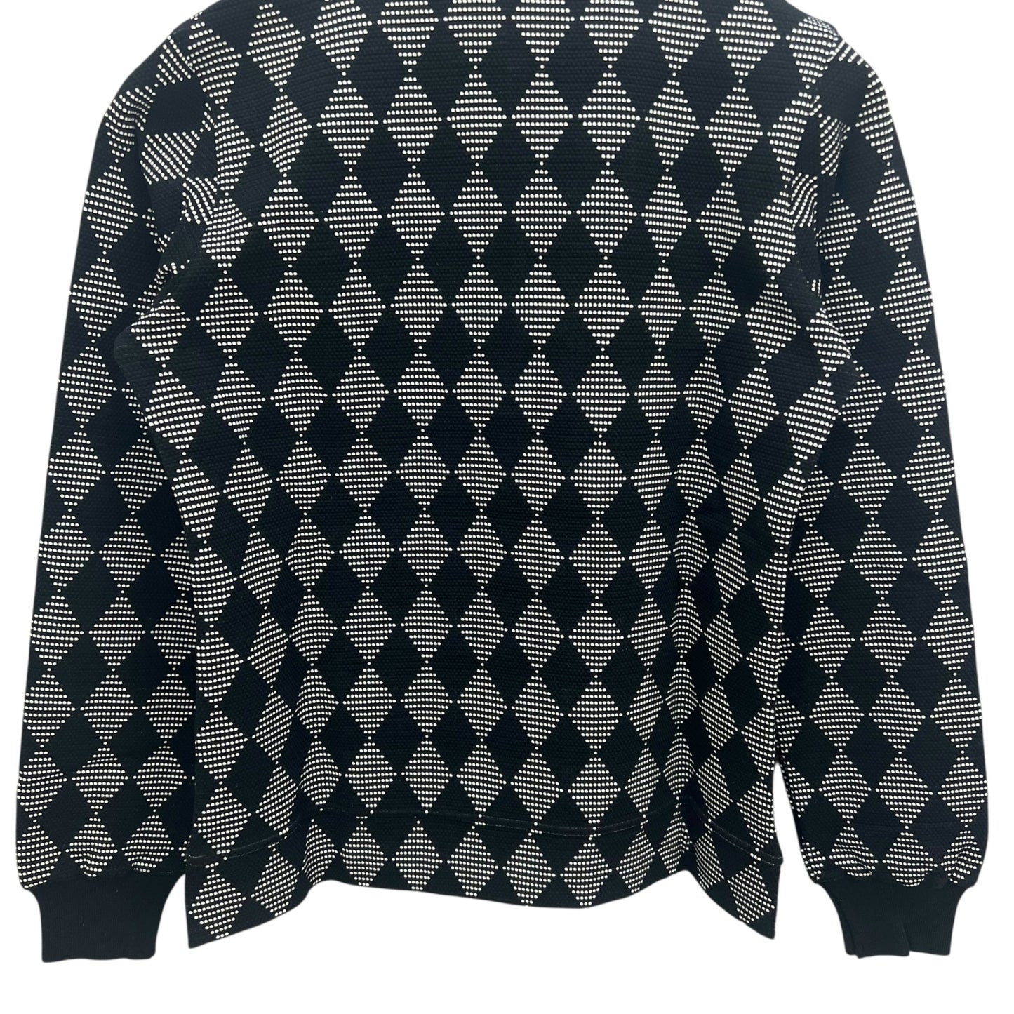 ホンマ　ベレス　メンズゴルフウェア　ハーフジップセーター　M　ブラック　黒　ホワイト　白　HONMA　BERES　長袖トップス