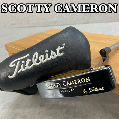 ダイヤモンド　0.32カラット　スコッティキャメロン　ニューポート　Tel3　メンズゴルフ　パター　右利き用　ロングネック　SCOTTY CAMERON　NEWPORT