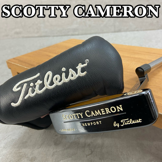 ダイヤモンド　0.32カラット　スコッティキャメロン　ニューポート　Tel3　メンズゴルフ　パター　右利き用　ロングネック　SCOTTY CAMERON　NEWPORT