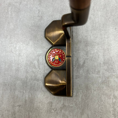 INVADER　Golf Design USA　メンズゴルフ	パター　ピン型	クランク　木製シャフト	35インチ	右利き用