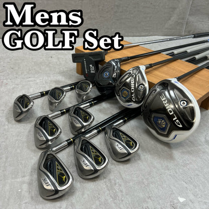 テーラーメイド ミズノ メンズゴルフ クラブセット 12本 右利き用 TaylorMade MIZUNO