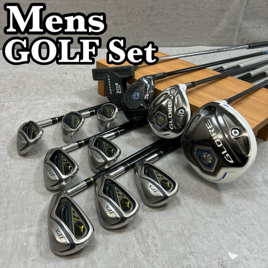 テーラーメイド ミズノ メンズゴルフ クラブセット 12本 右利き用 TaylorMade MIZUNO