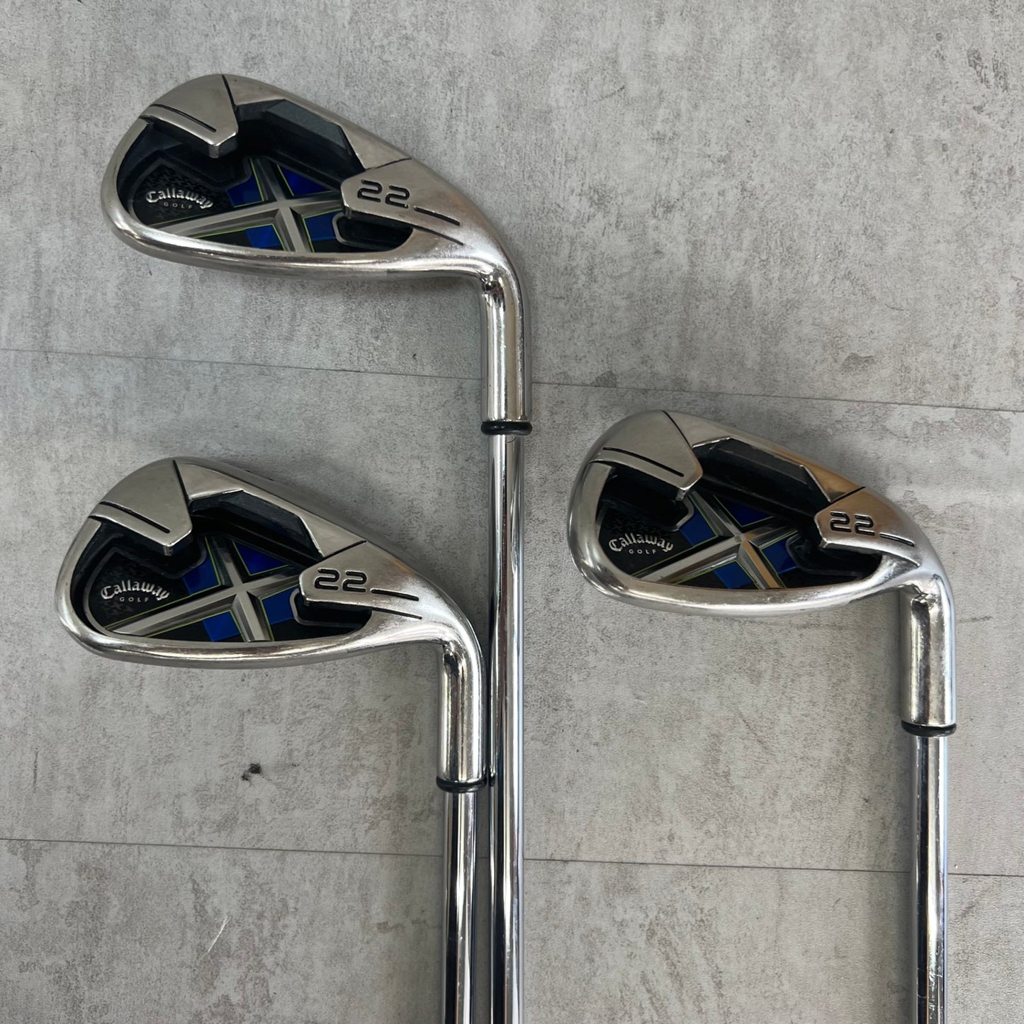 キャロウェイ　X22　メンズゴルフ　アイアンセット　6本　右利き用　UNIFLEX　Callaway