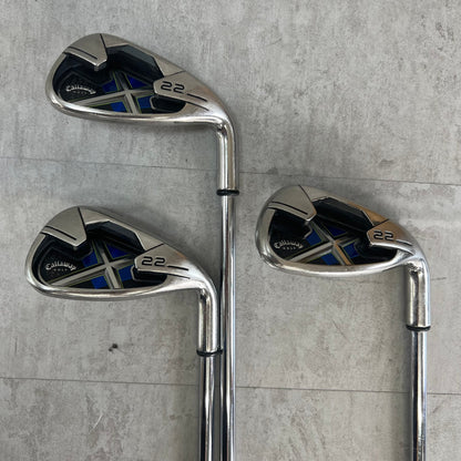 キャロウェイ　X22　メンズゴルフ　アイアンセット　6本　右利き用　UNIFLEX　Callaway