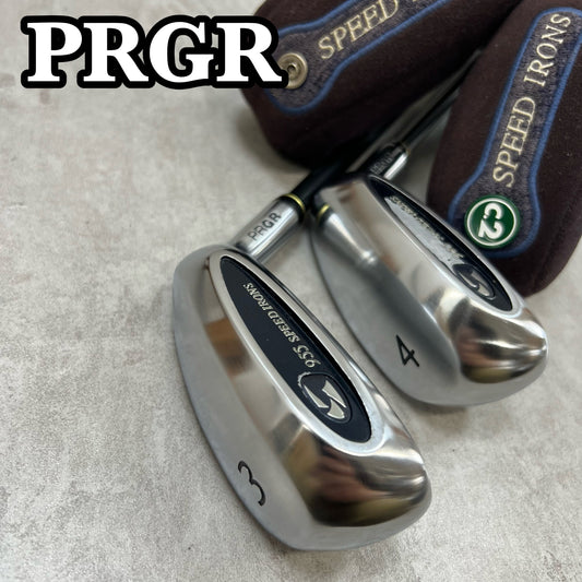 PRGR プロギア 955 SPEED IRONS スピードアイアン メンズゴルフ 3番 4番 M40 SR カーボン 右利き用