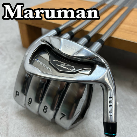 Maruman マルマン ZETA 713 メンズゴルフ アイアンセット 6-PW 5本 右利き スチール S