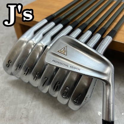 BRIDGESTONE ブリヂストン J's ジェイズ プロフェッショナル メンズゴルフ アイアンセット 3-SW 9本 右利き カーボン S