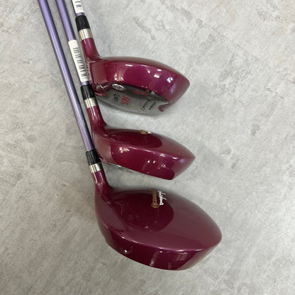 ホンマ　ツインマークス　585Ti　5STAR　メンズゴルフ　ウッド３本セット　R　右利き用　ドライバー　フェアウェイウッド　HONMA　Twin Marks