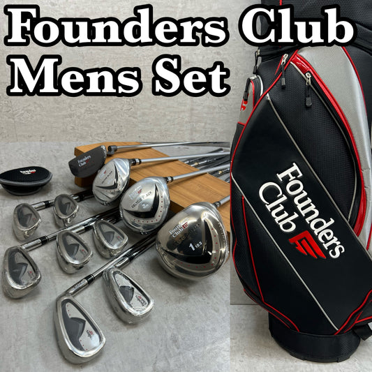 未使用多数 Founders Club ファウンダーズクラブ  メンズゴルフ クラブセット 11本 右利き用 キャディバッグ付き