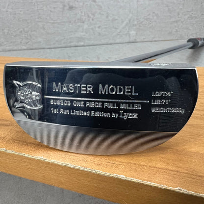 リンクス　マスターモデル　メンズゴルフ　パター　右利き用　33インチ　マレット型　センターネック　LYNX　MASTER MODEL