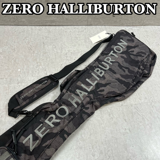 ZERO HALLIBURTON ゼロハリバートン ゴルフクラブケース ZHG-CB1 ブラックカモフラ 46インチ対応 軽量0.8kg ショルダー付き